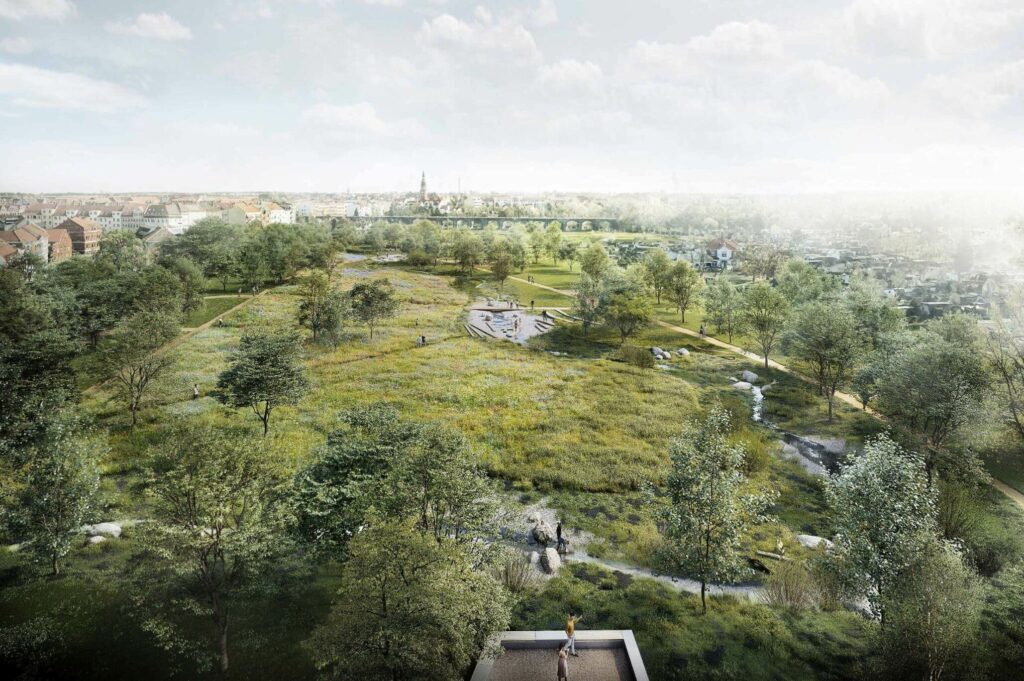 Kommunen für biologische Vielfalt - Praxisbeispiel - Stadt Leipzig - Renaturierung "Rietzschke-Aue Sellerhausen"2 - Perspektive Planung