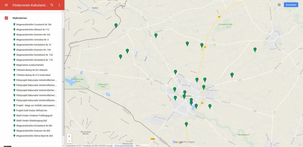 Kommunen für biologische Vielfalt - Praxisbeispiel - Stadt Vreden - Wegerandstreifen4