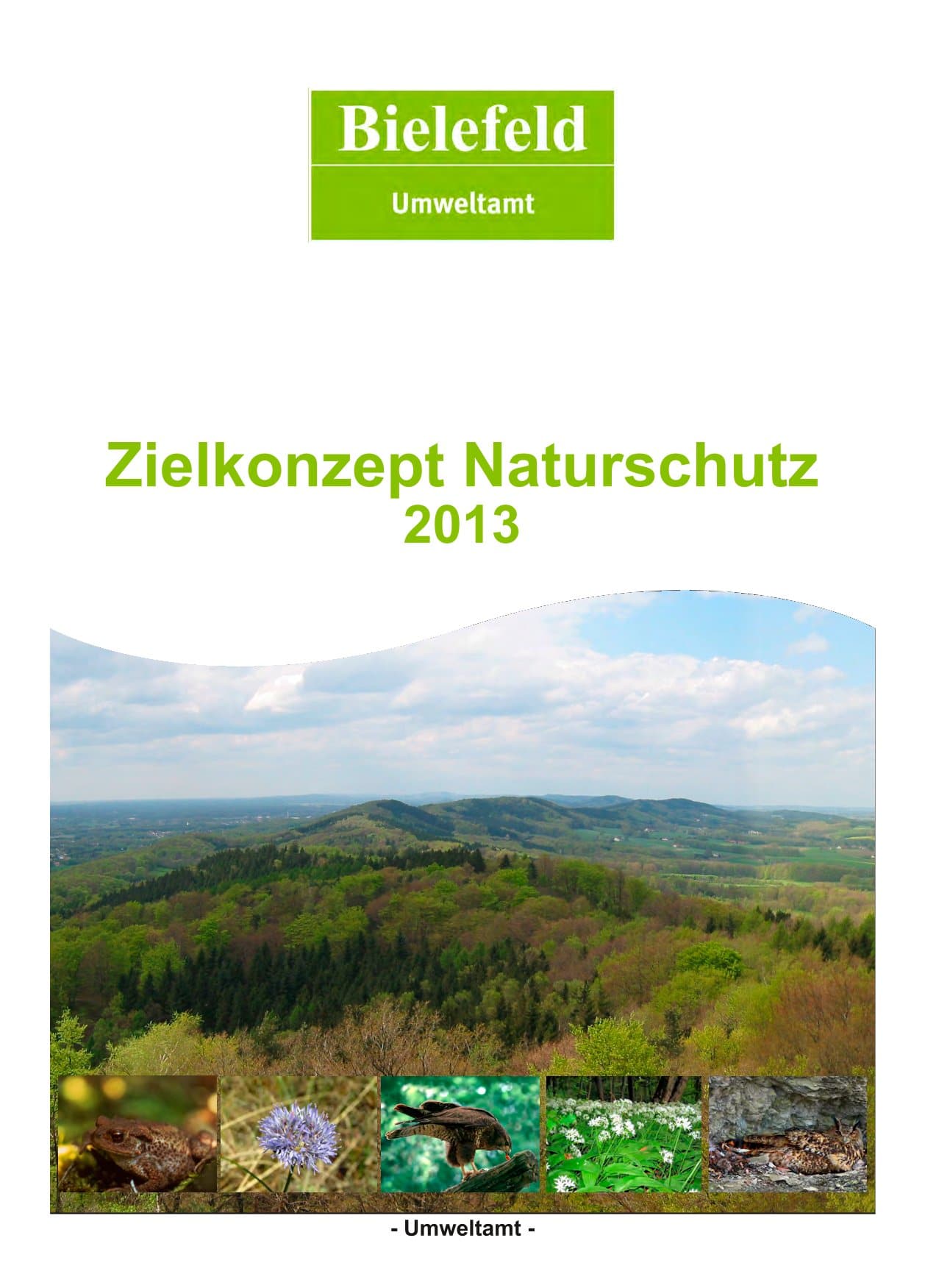 Zielkonzept Naturschutz Bielefeld