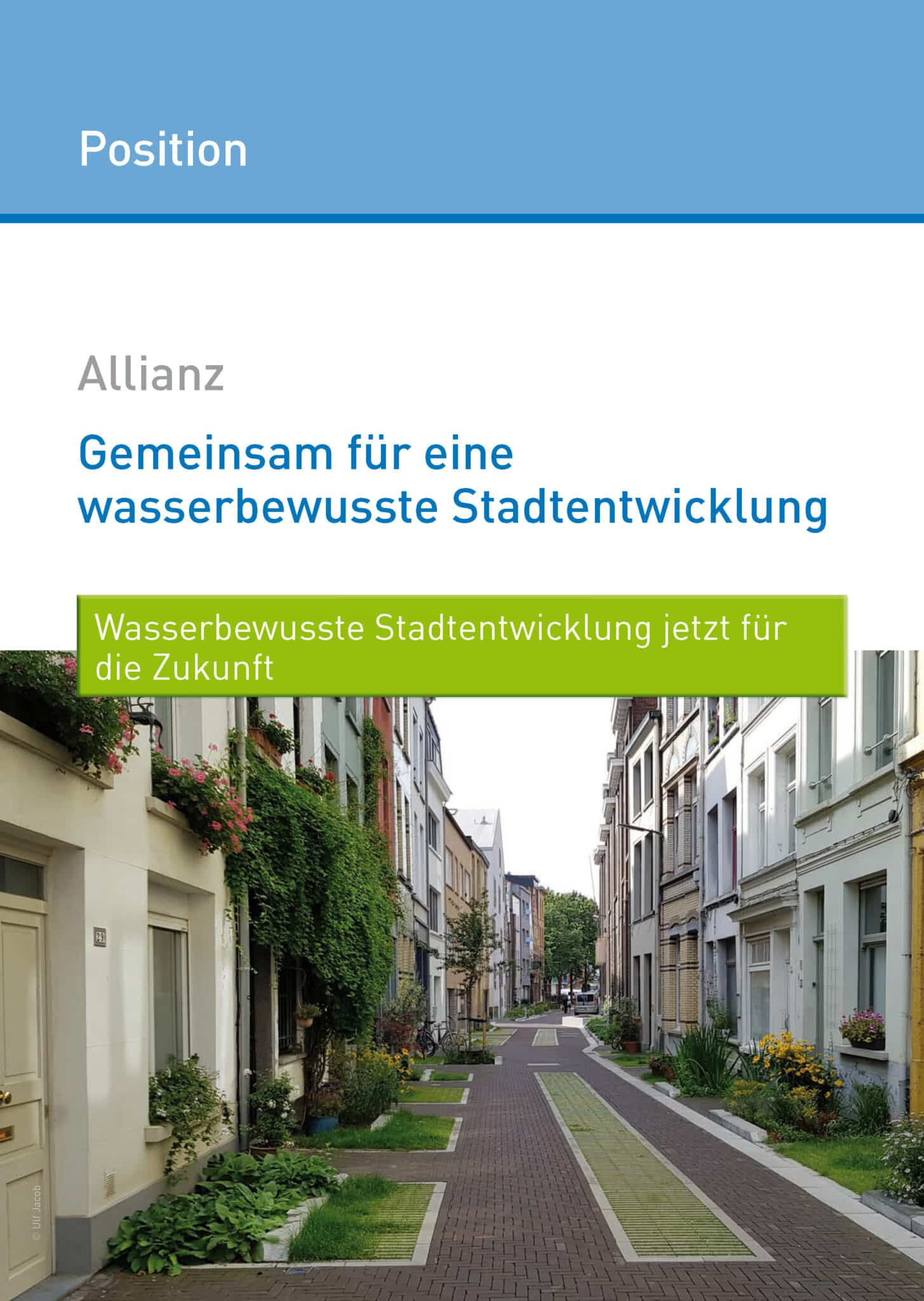 Position Allianz Wasserbewusste Stadtentwicklung