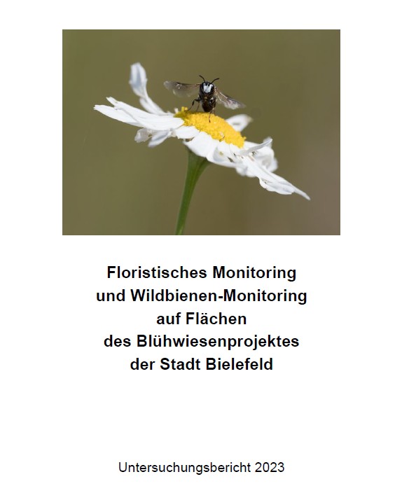 Monitoringbericht des Blühwiesenprojektes der Stadt Bielefeld