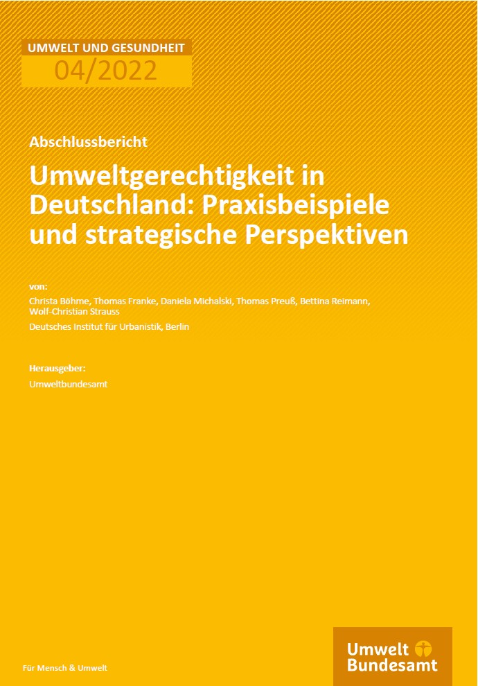 Umweltgerechtigkeit in Deutschland: Praxisbeispiele und strategische Perspektiven